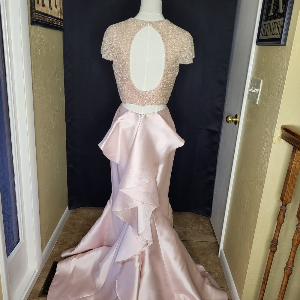 Stunning Sherri Hill #51624 Two Piece Mermaid Dress NWT - Picture 5 of 11